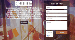 Desktop Screenshot of memeia.com